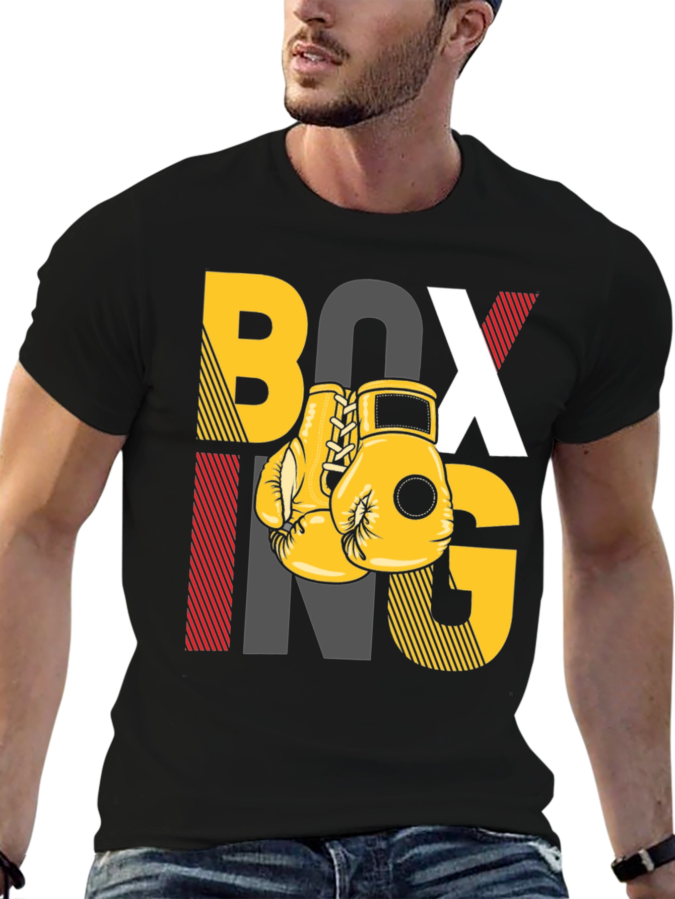 Boxing Graphic T-Shirt - Sports Fan Apparel