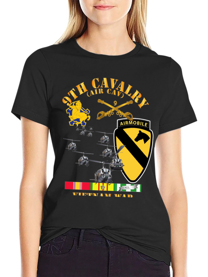 9th Cavalry Air Mobile Vietnam War T-Shirt
