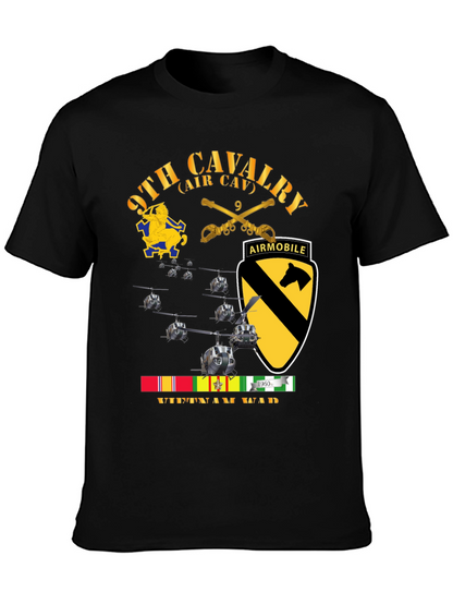 9th Cavalry Air Mobile Vietnam War T-Shirt