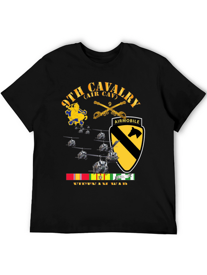 9th Cavalry Air Mobile Vietnam War T-Shirt
