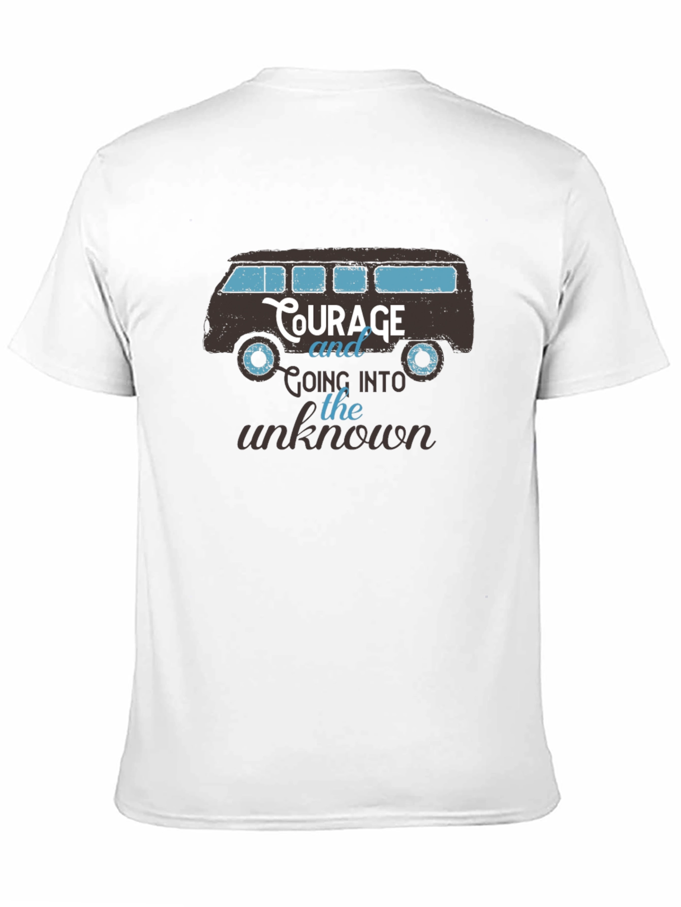 Courage Van Graphic Tee - Mens Black T-Shirt