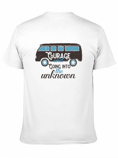 Courage Van Graphic Tee - Mens Black T-Shirt