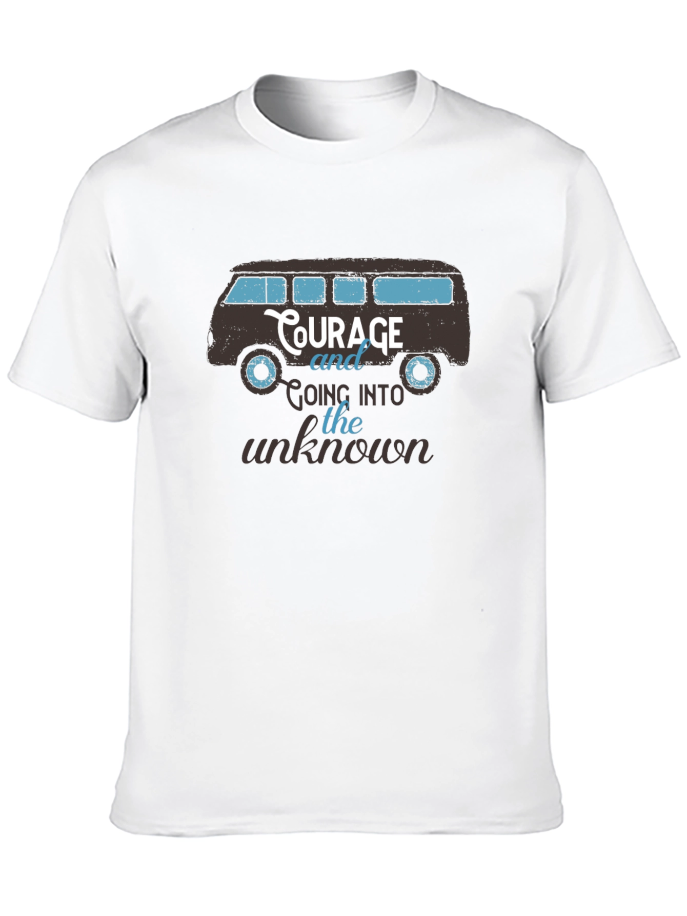 Courage Van Graphic Tee - Mens Black T-Shirt