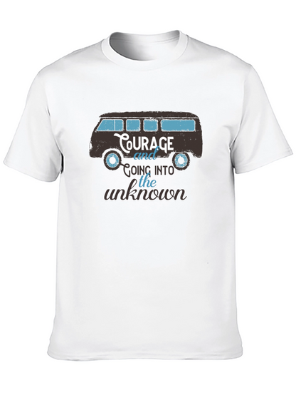 Courage Van Graphic Tee - Mens Black T-Shirt
