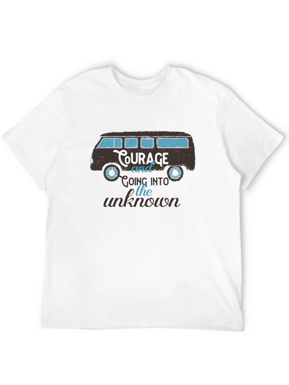 Courage Van Graphic Tee - Mens Black T-Shirt