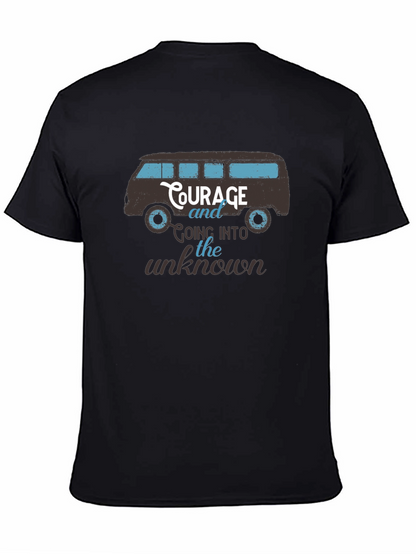 Courage Van Graphic Tee - Mens Black T-Shirt