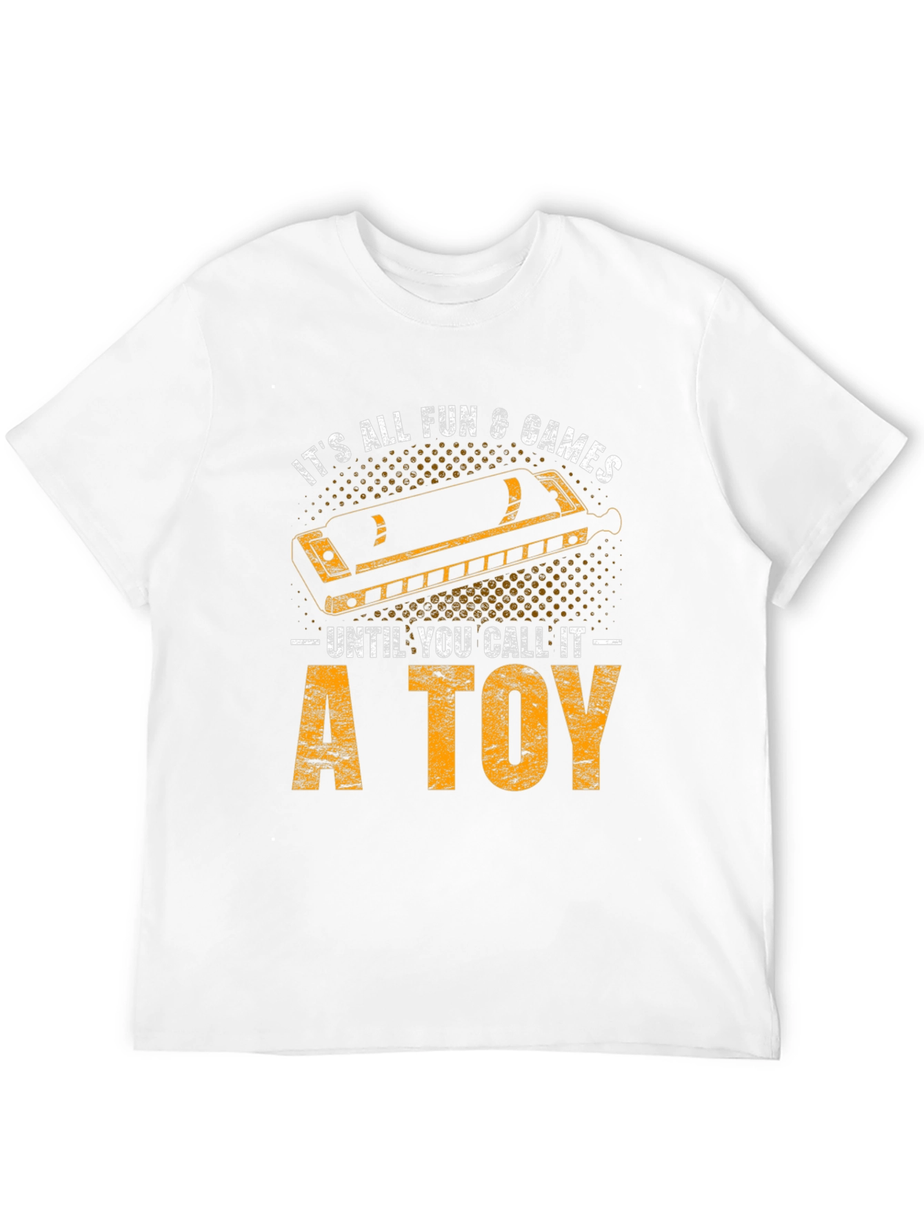 Harmonica T-Shirt: Its All Fun & Games...
