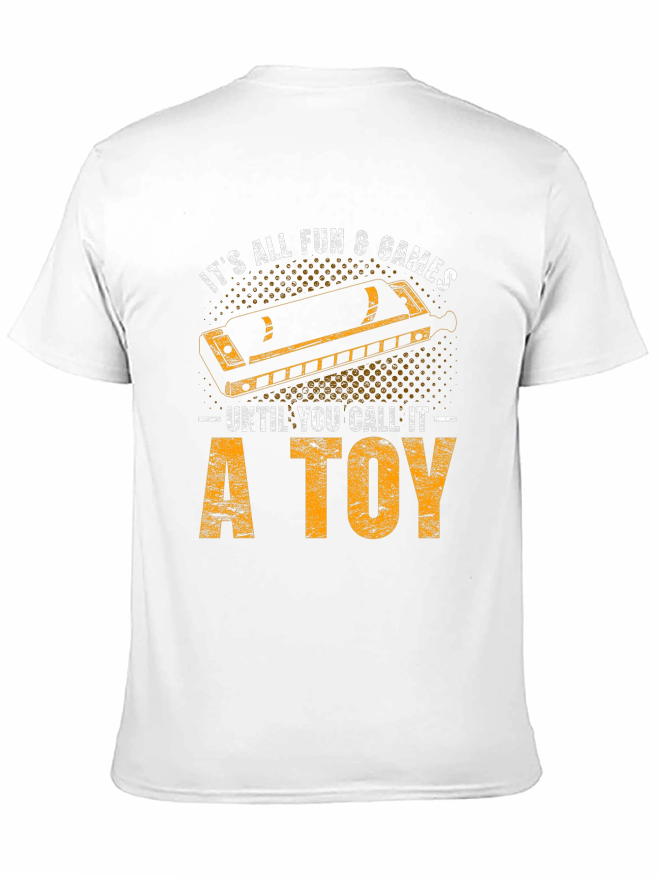 Harmonica T-Shirt: Its All Fun & Games...