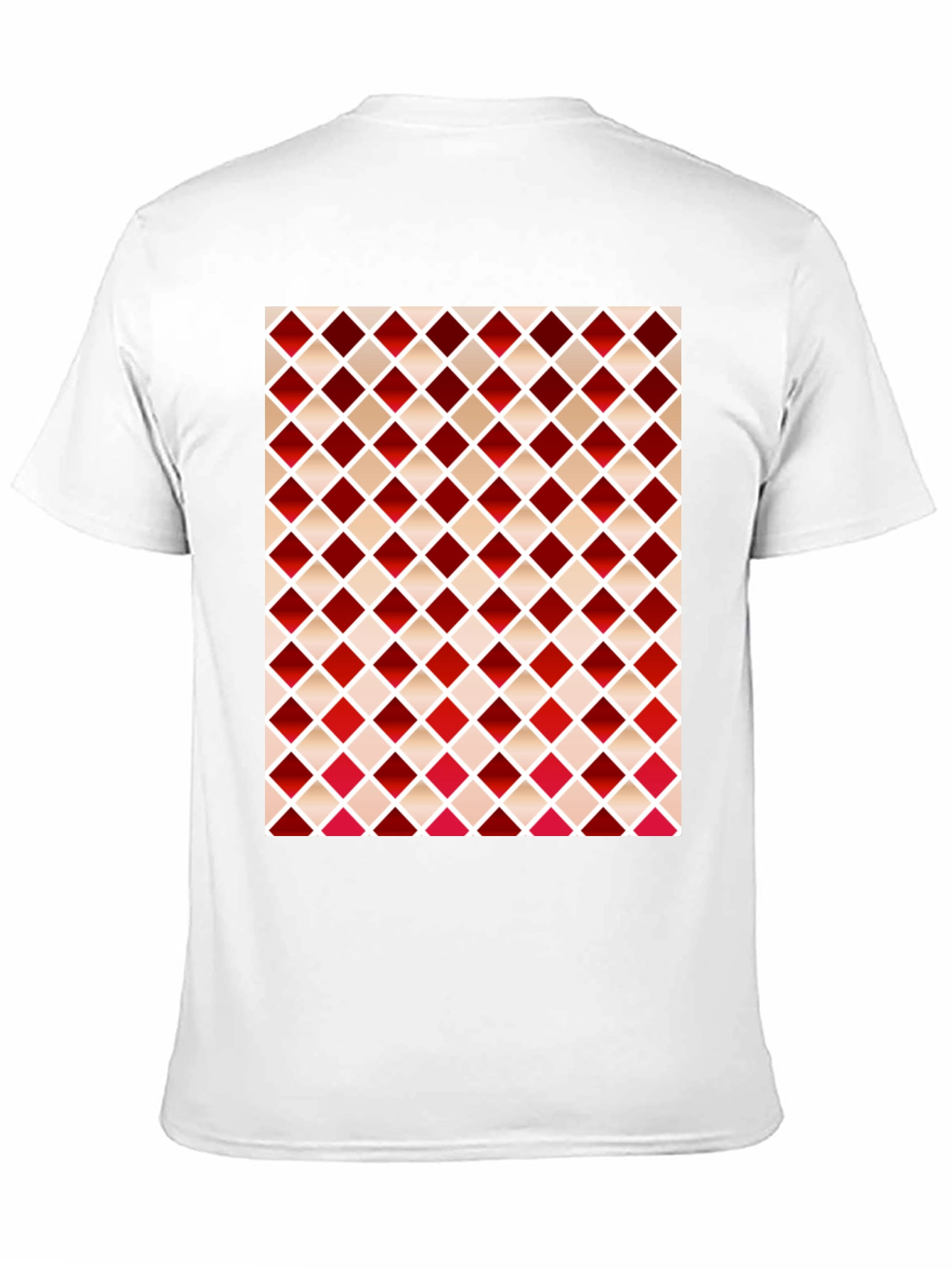 Stylish Diamond Pattern T-Shirt