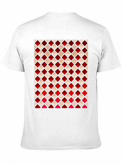 Stylish Diamond Pattern T-Shirt