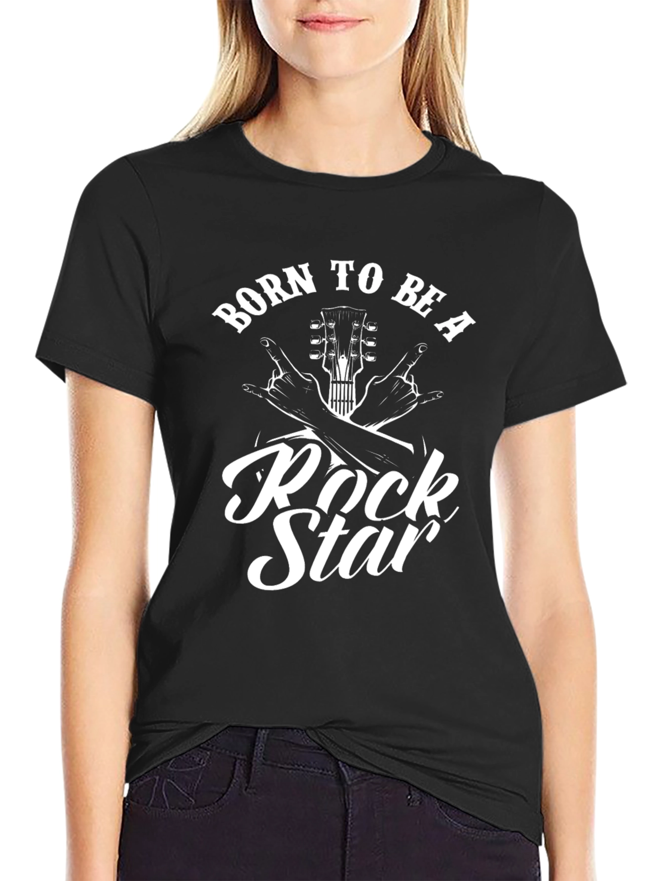 Born to Be a Rock Star Graphic T-Shirt