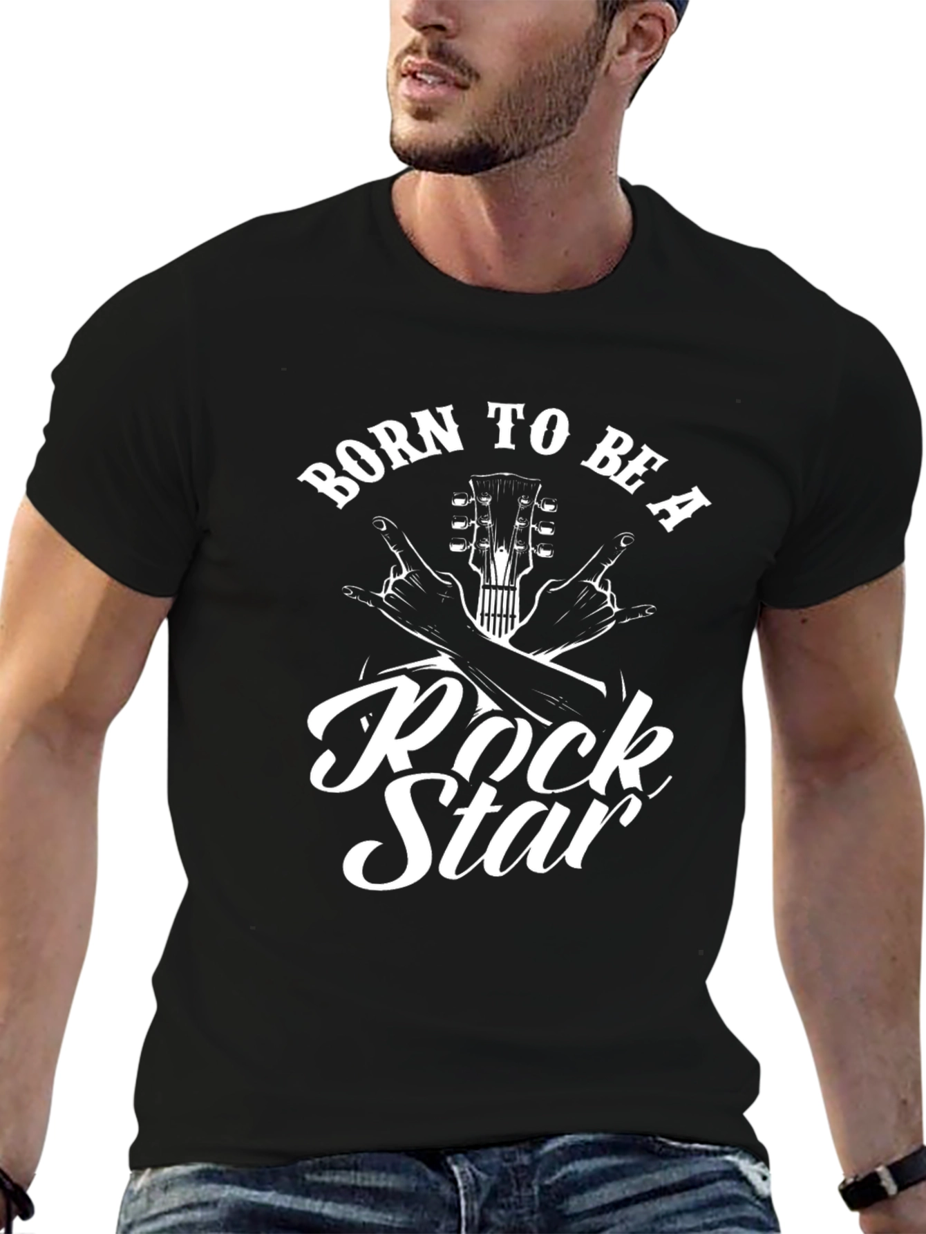 Born to Be a Rock Star Graphic T-Shirt