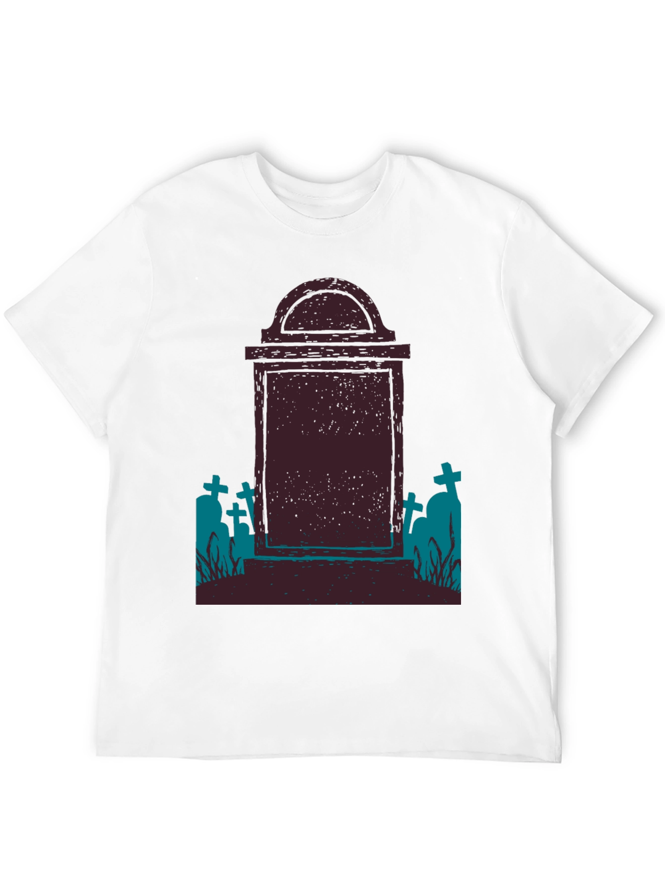 Tombstone Graphic Tee - Spooky Halloween Shirt