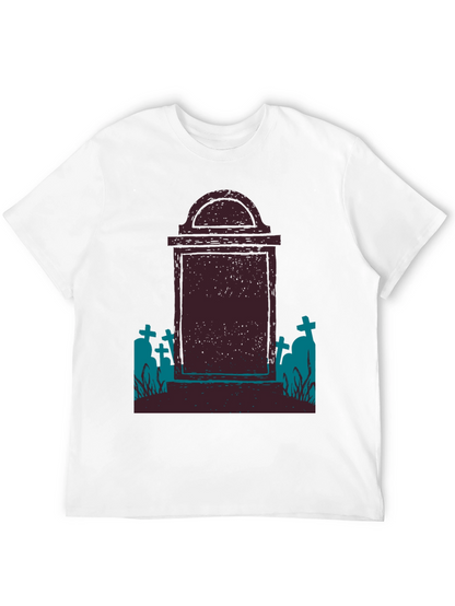 Tombstone Graphic Tee - Spooky Halloween Shirt