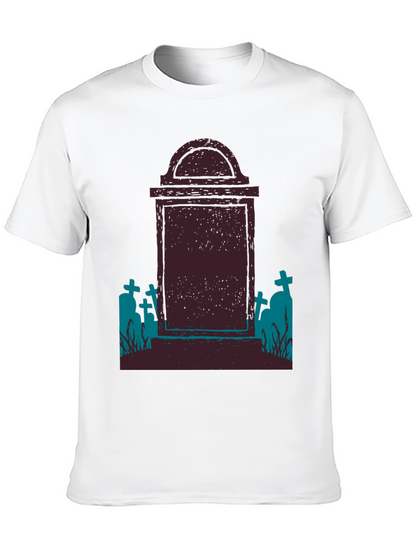 Tombstone Graphic Tee - Spooky Halloween Shirt