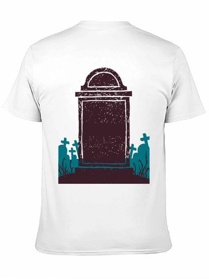 Tombstone Graphic Tee - Spooky Halloween Shirt