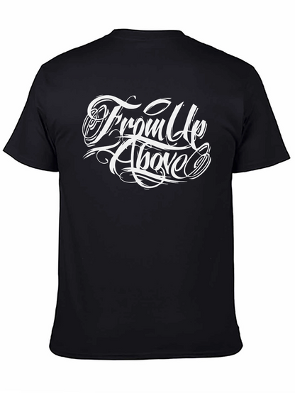 From Up Above Graphic Tee - Black