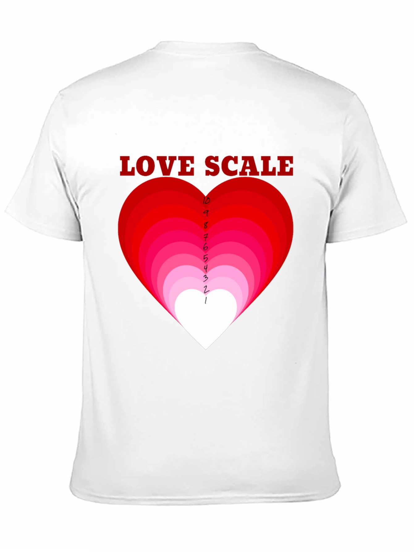 Love Scale Graphic T-Shirt - Black Cotton