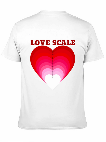 Love Scale Graphic T-Shirt - Black Cotton