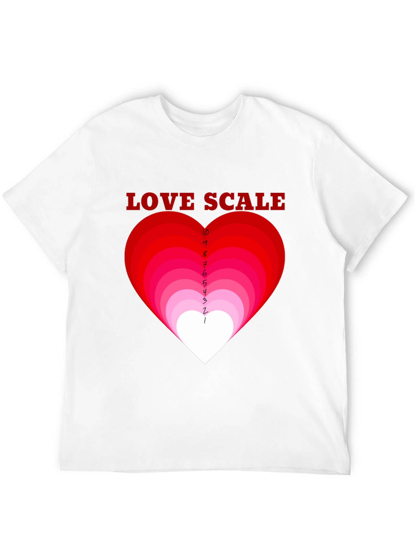 Love Scale Graphic T-Shirt - Black Cotton