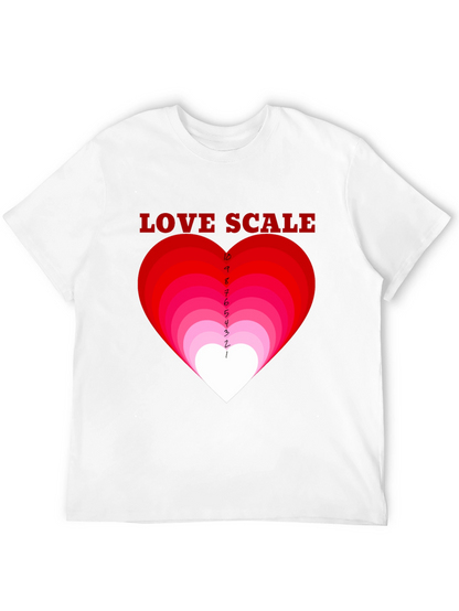 Love Scale Graphic T-Shirt - Black Cotton
