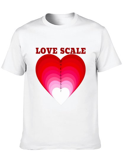 Love Scale Graphic T-Shirt - Black Cotton