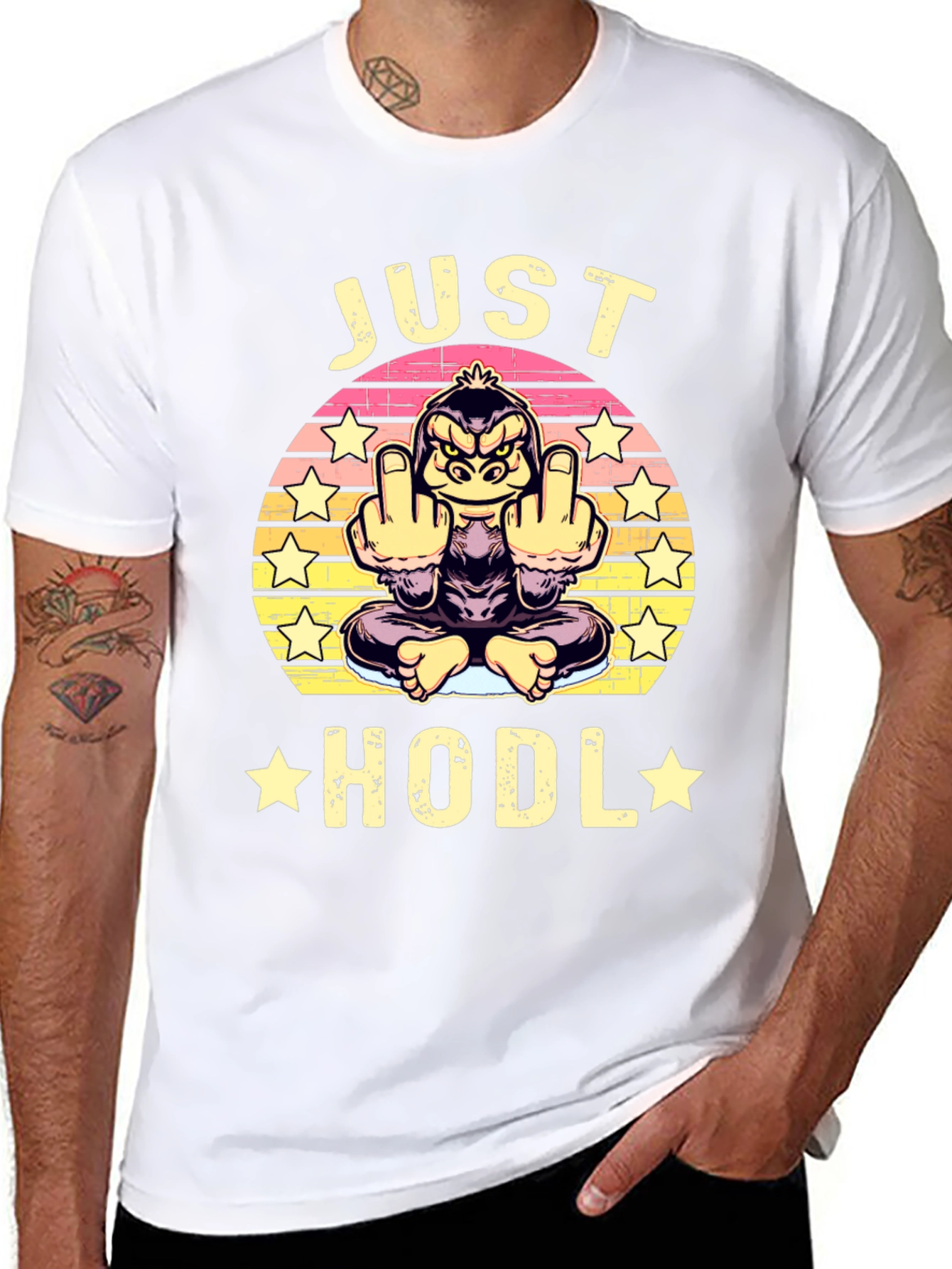 Just Hodl Funny Ape T-Shirt