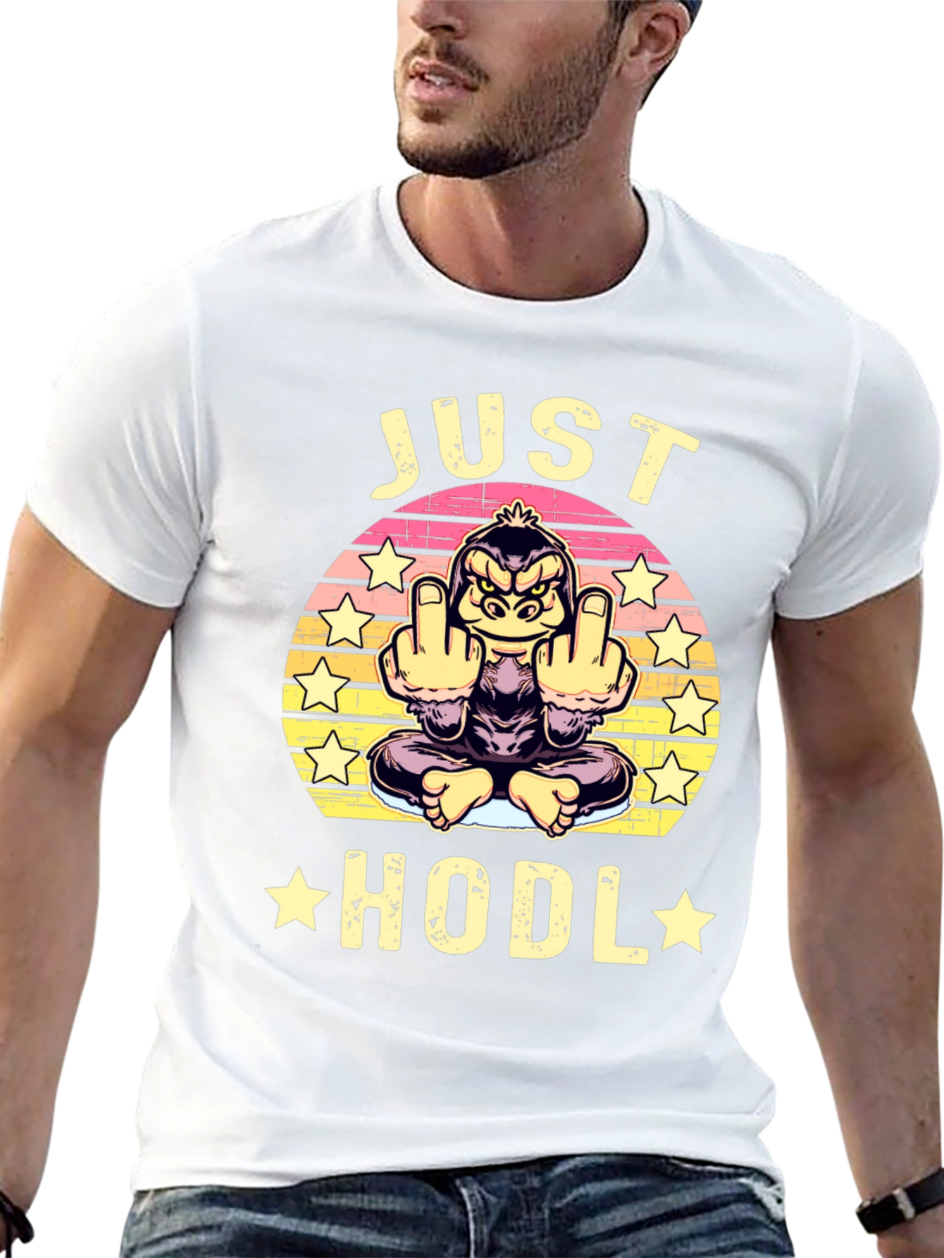 Just Hodl Funny Ape T-Shirt