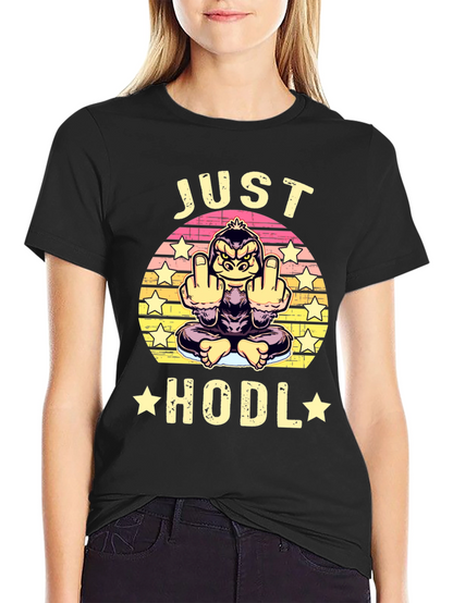 Just Hodl Funny Ape T-Shirt