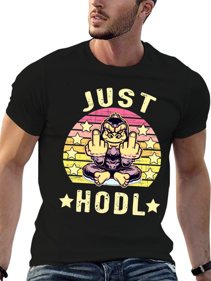 Just Hodl Funny Ape T-Shirt