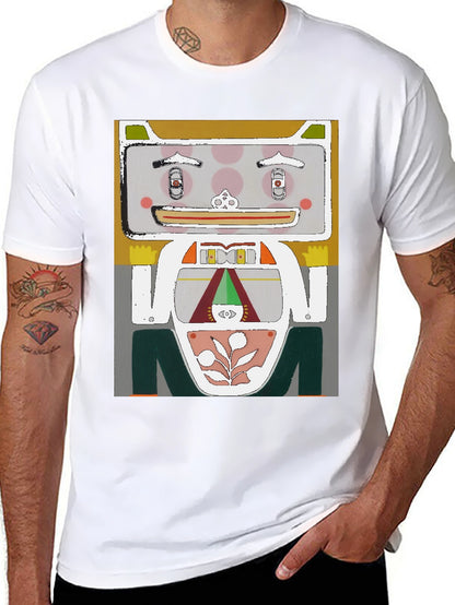 Abstract Graphic Print T-Shirt