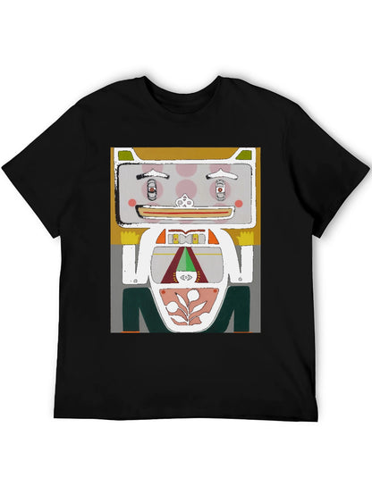Abstract Graphic Print T-Shirt