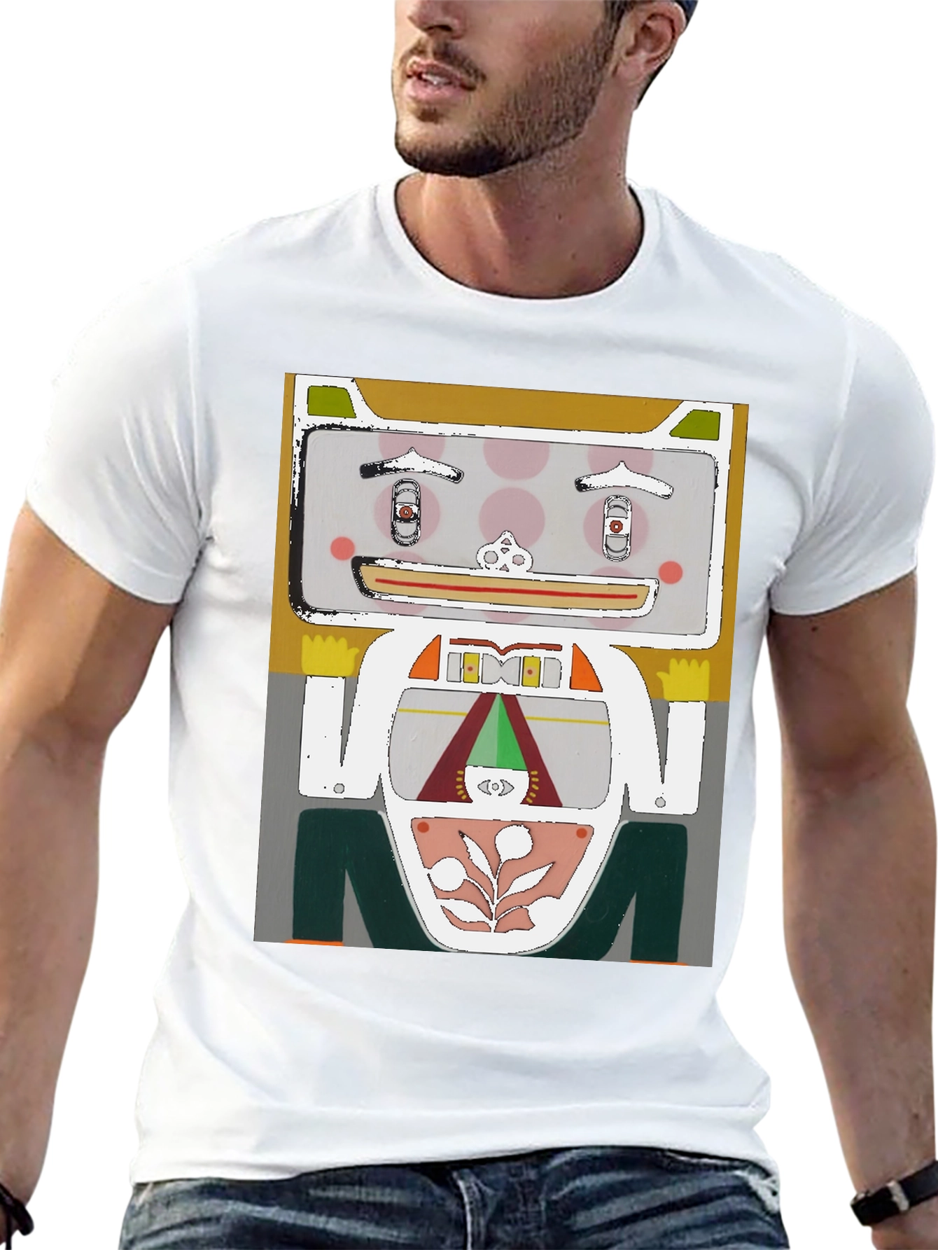 Abstract Graphic Print T-Shirt