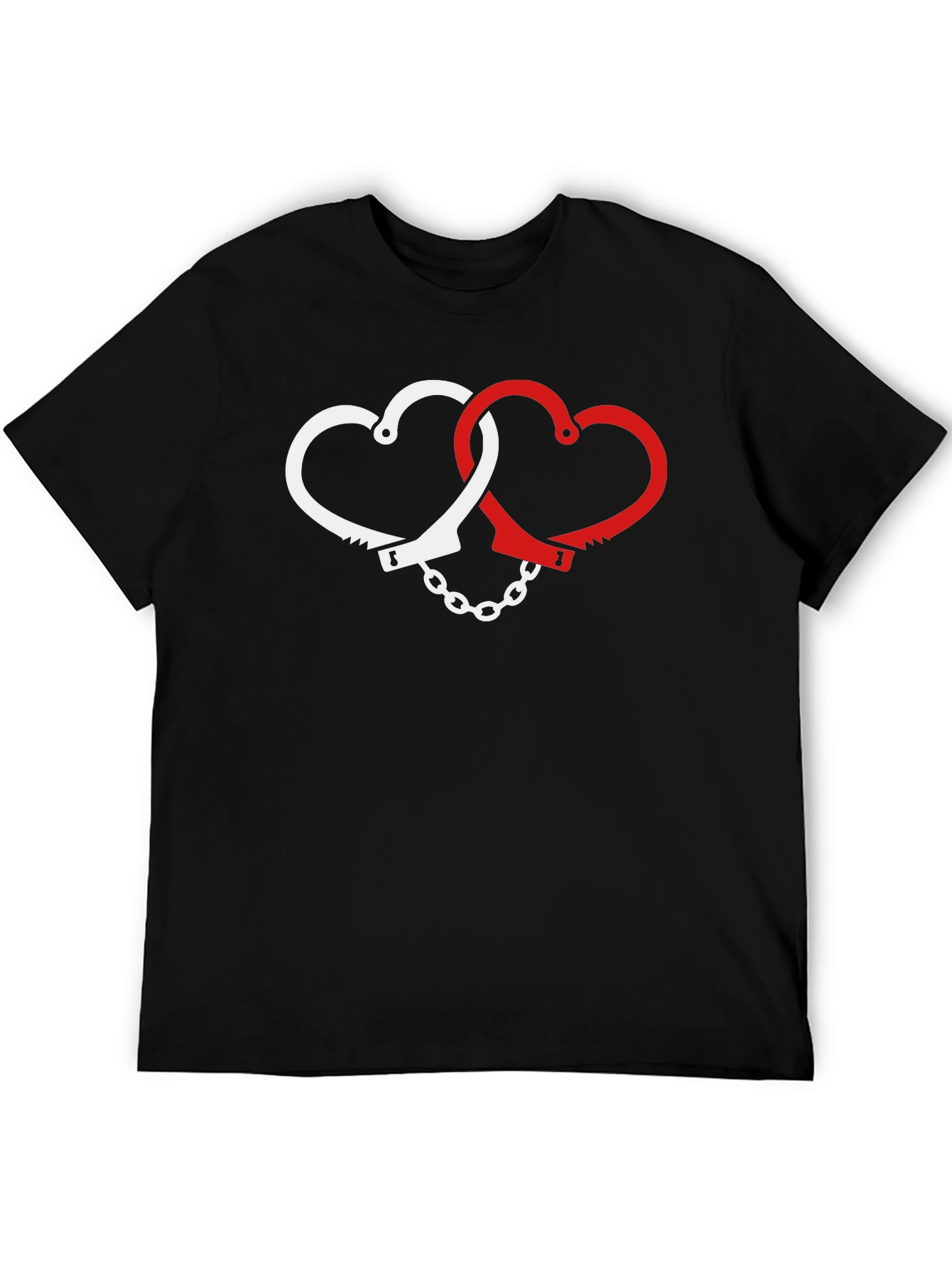 Heart Handcuffs Graphic T-Shirt