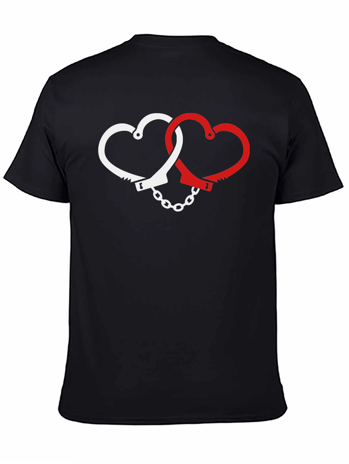 Heart Handcuffs Graphic T-Shirt