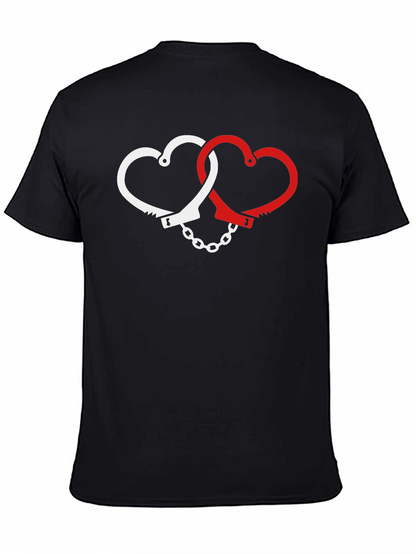 Heart Handcuffs Graphic T-Shirt