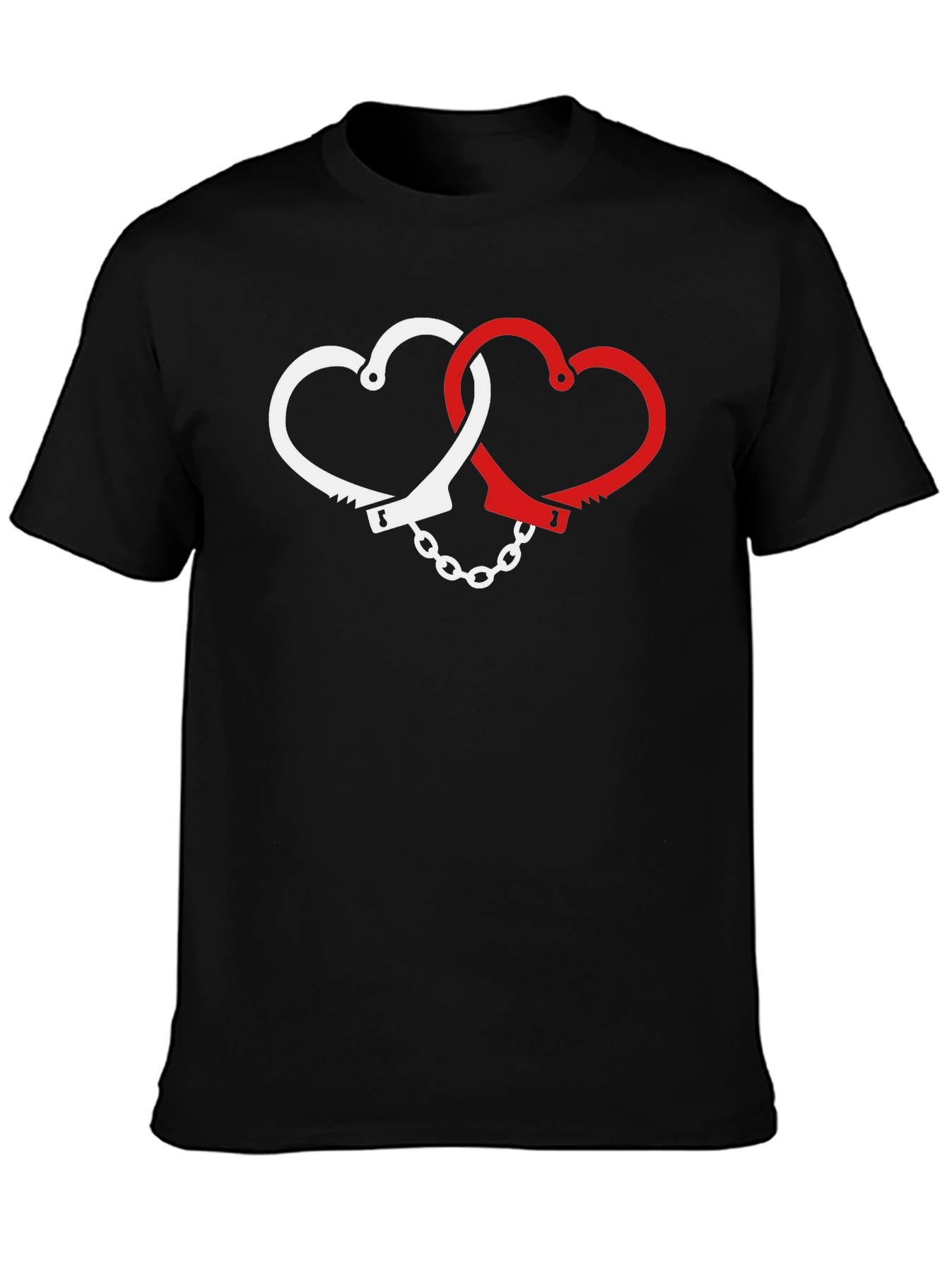 Heart Handcuffs Graphic T-Shirt