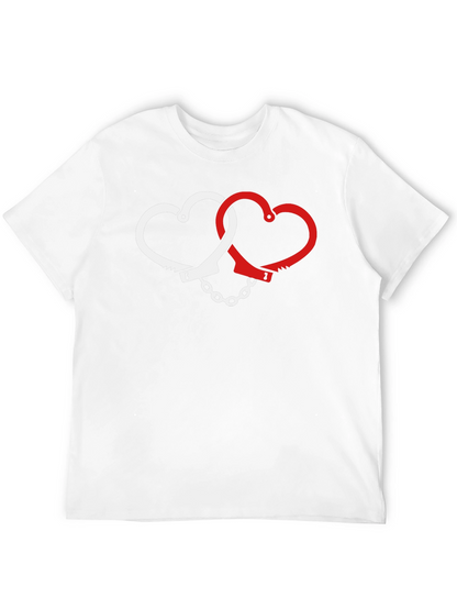 Heart Handcuffs Graphic T-Shirt
