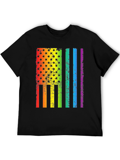 Rainbow Flag USA Pride T-Shirt