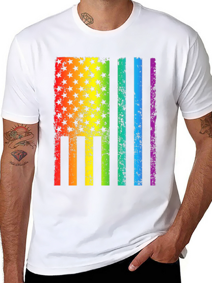 Rainbow Flag USA Pride T-Shirt