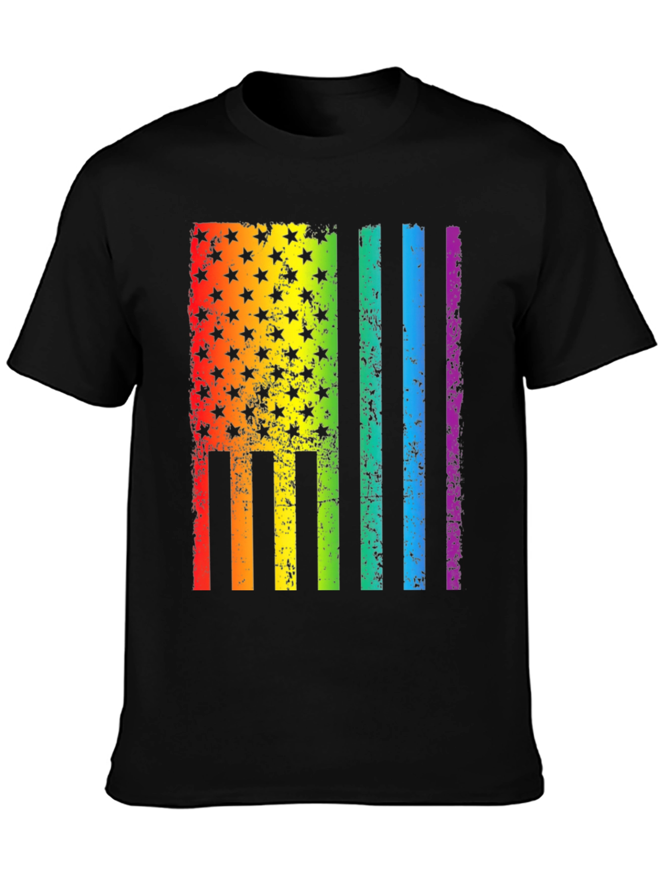 Rainbow Flag USA Pride T-Shirt