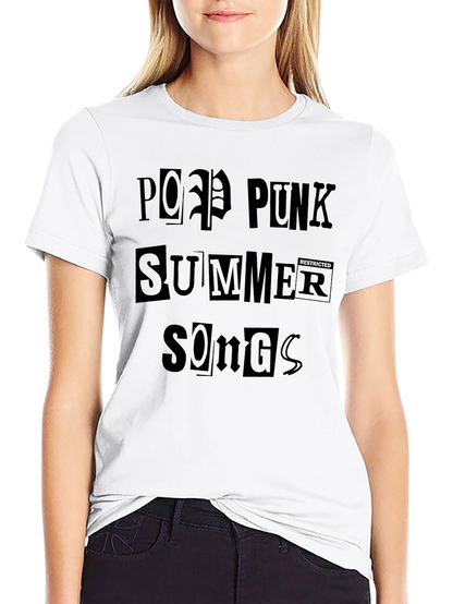 Pop Punk Summer Songs Graphic T-Shirt