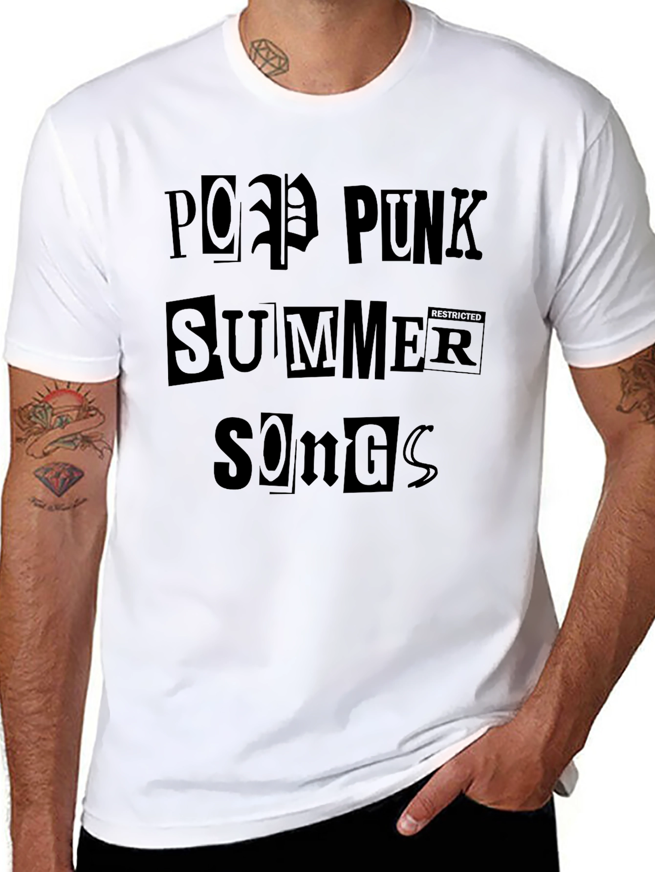 Pop Punk Summer Songs Graphic T-Shirt