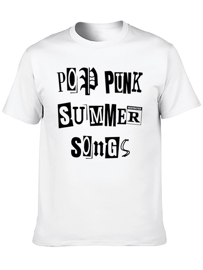 Pop Punk Summer Songs Graphic T-Shirt
