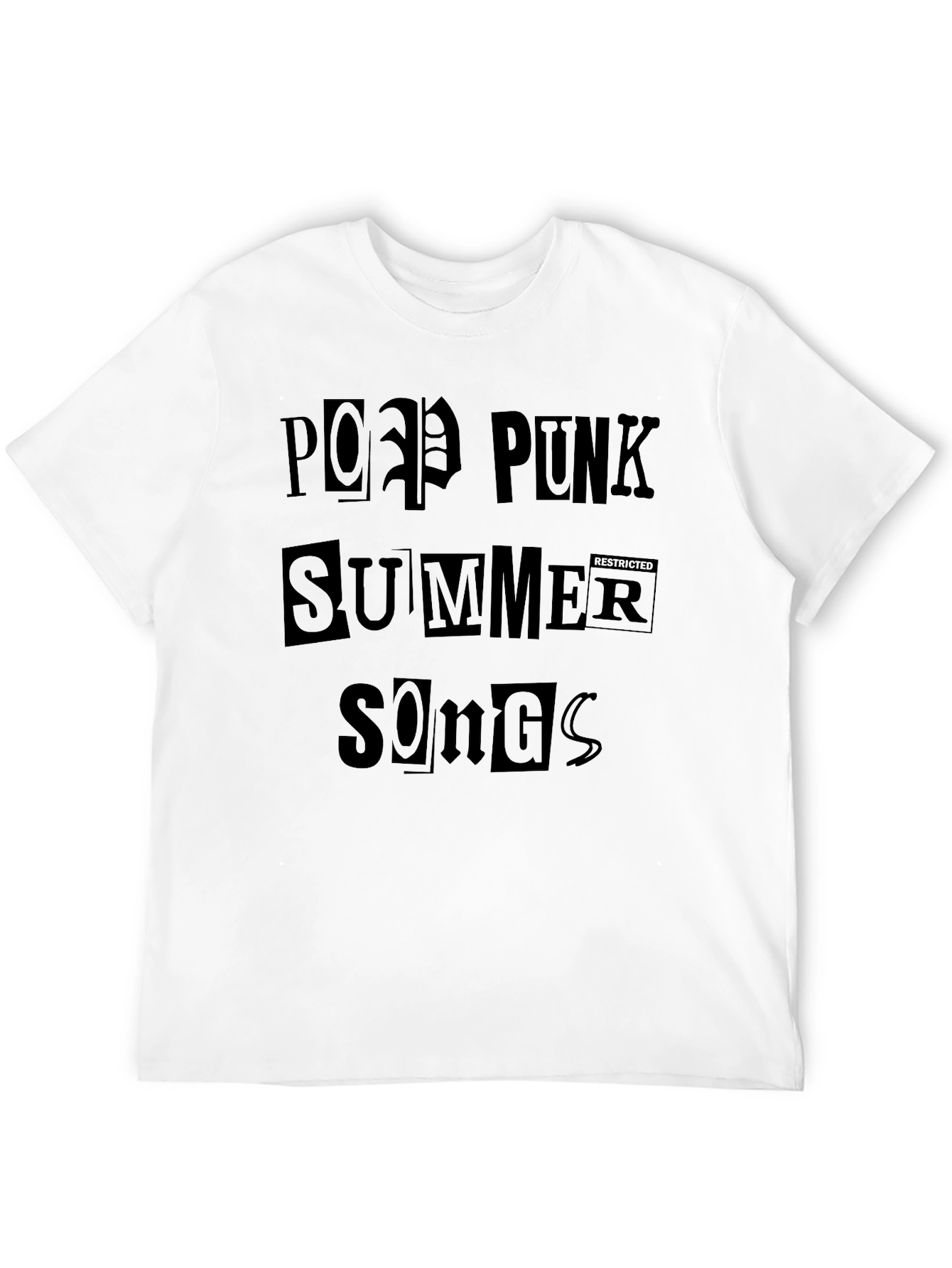 Pop Punk Summer Songs Graphic T-Shirt