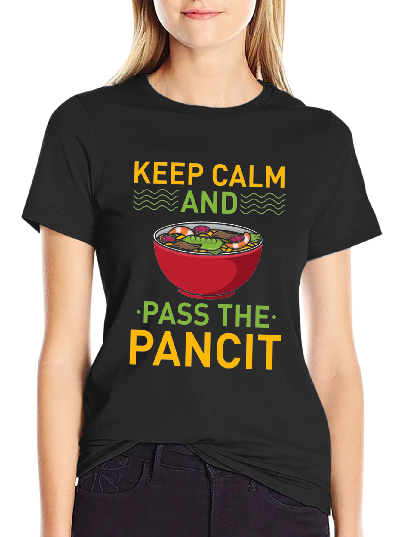 Keep Calm and Pass the Pancit T-Shirt
