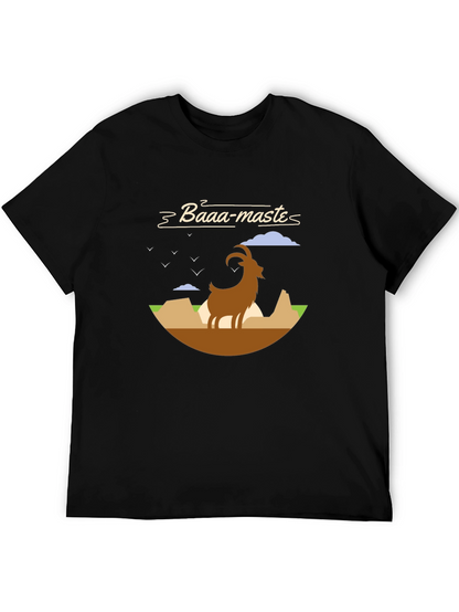 Baaa-maste Goat Graphic T-Shirt