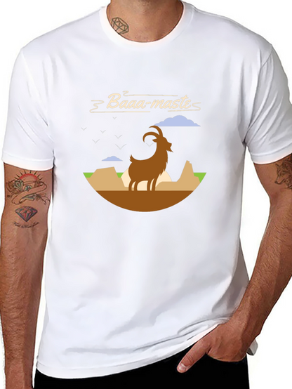 Baaa-maste Goat Graphic T-Shirt