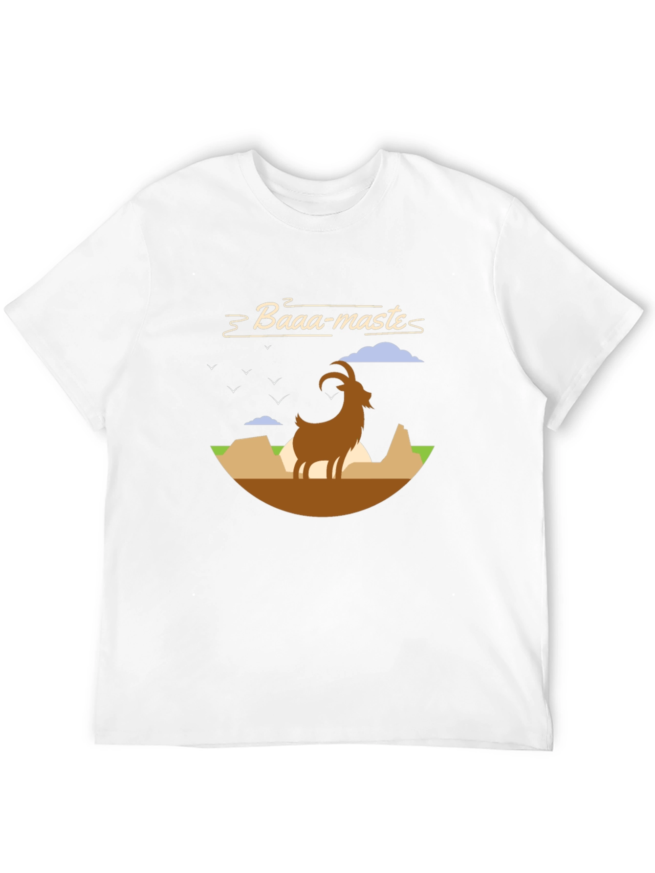 Baaa-maste Goat Graphic T-Shirt
