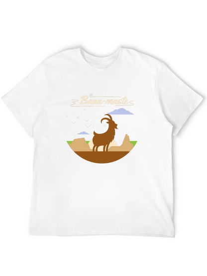Baaa-maste Goat Graphic T-Shirt